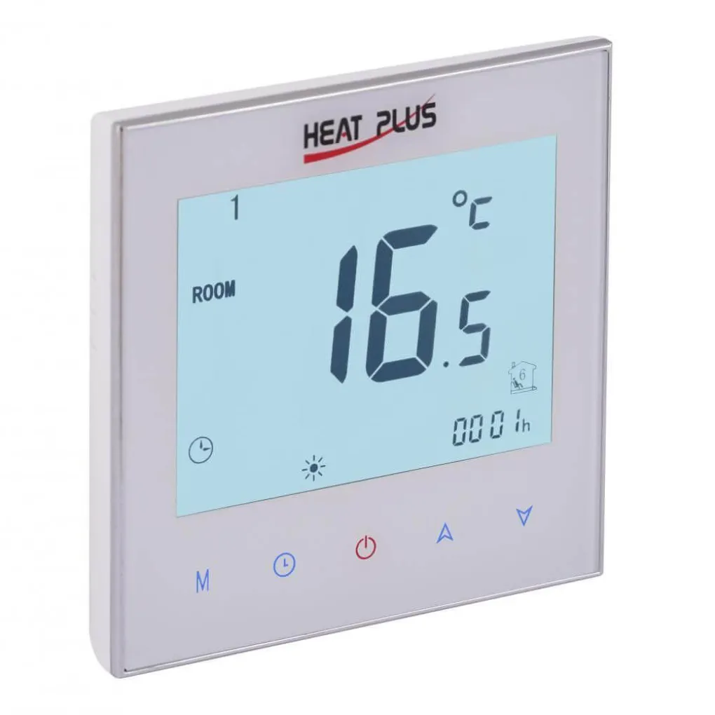 Терморегулятор Heat Plus iTeo4W сенсорный 16А белый (Iteo4W)- Фото 2